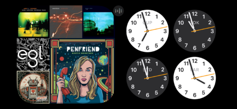 StandBy widgets view