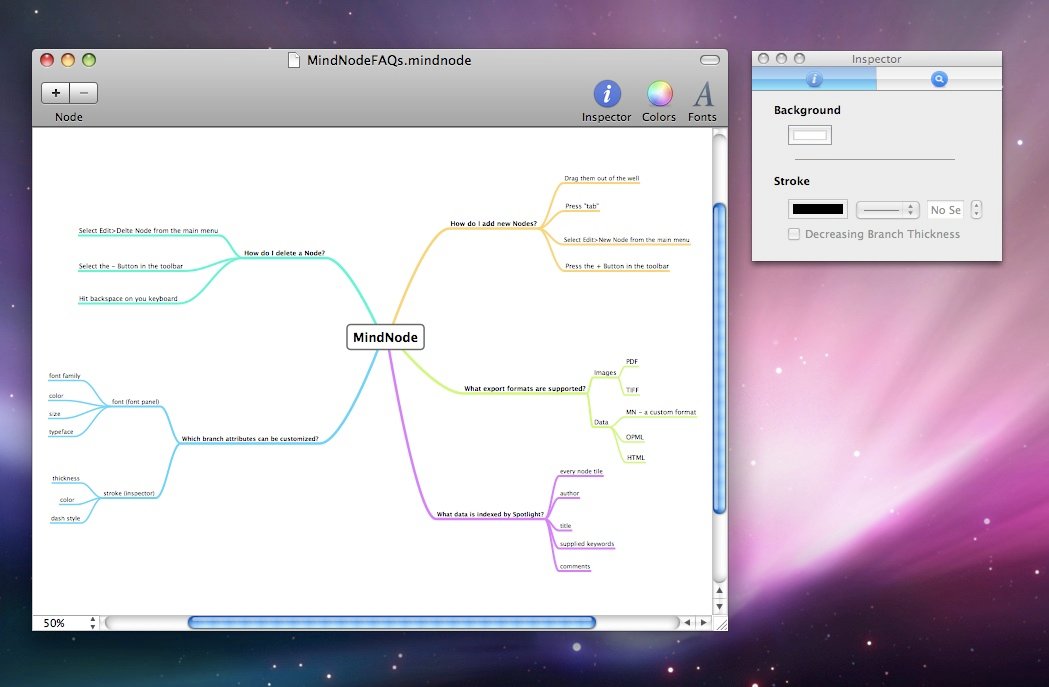 MindNode 1.0 for Mac