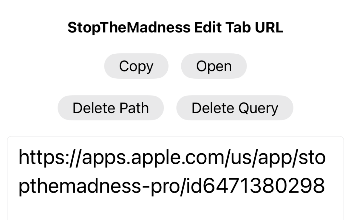 StopTheMadness Pro url
