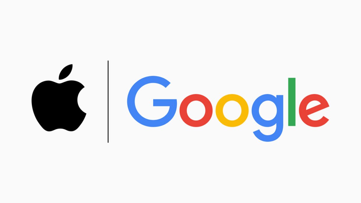 Apple google logos