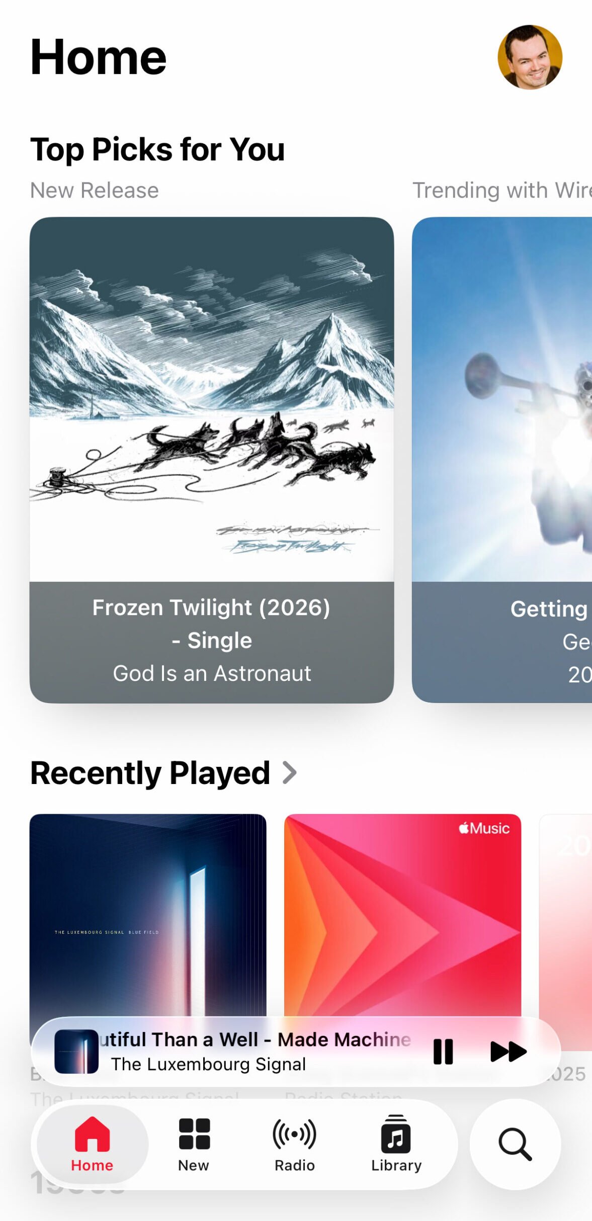 Apple Music Home