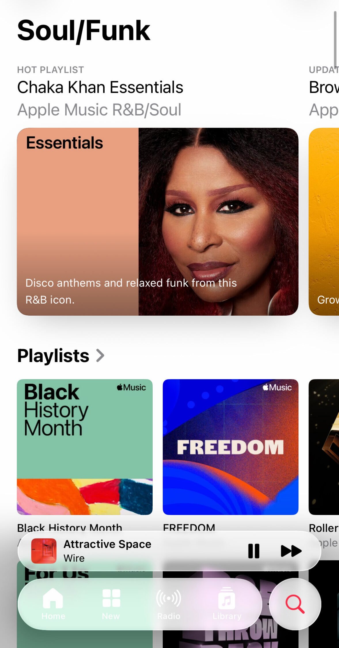 Apple Music Liquid Glass