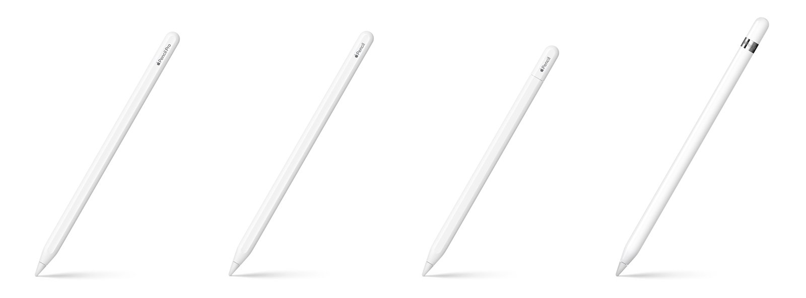All four Apple Pencils