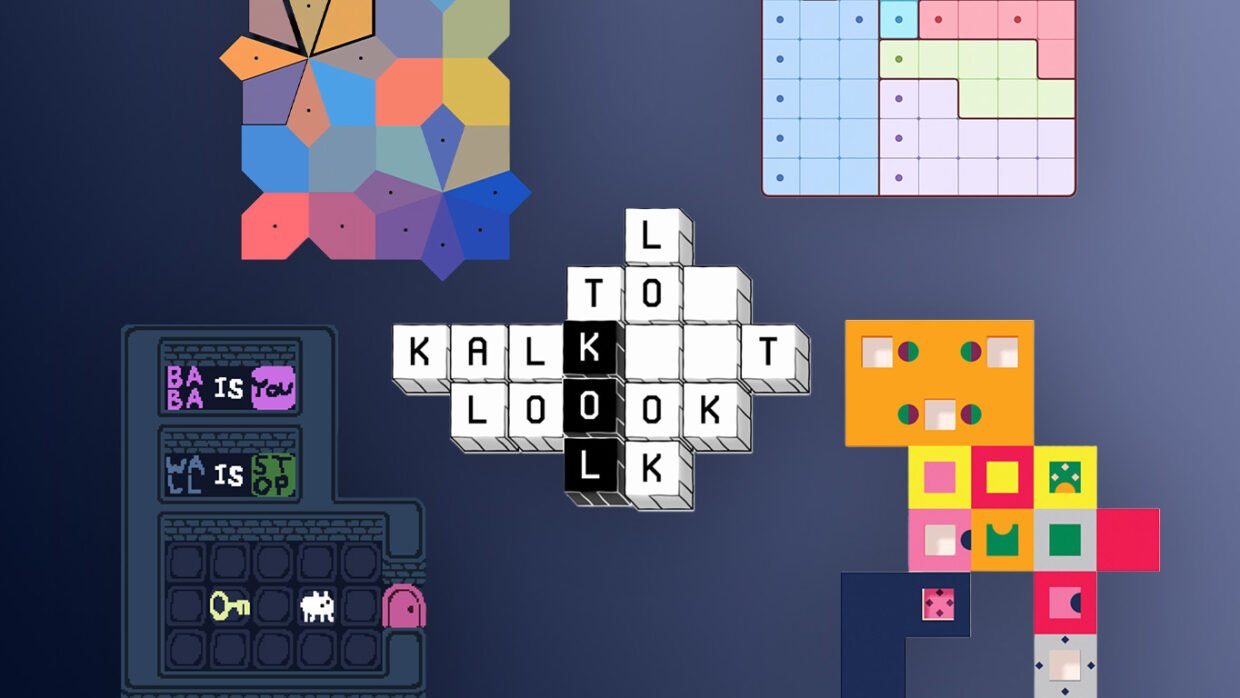 Brain bending puzzles hero