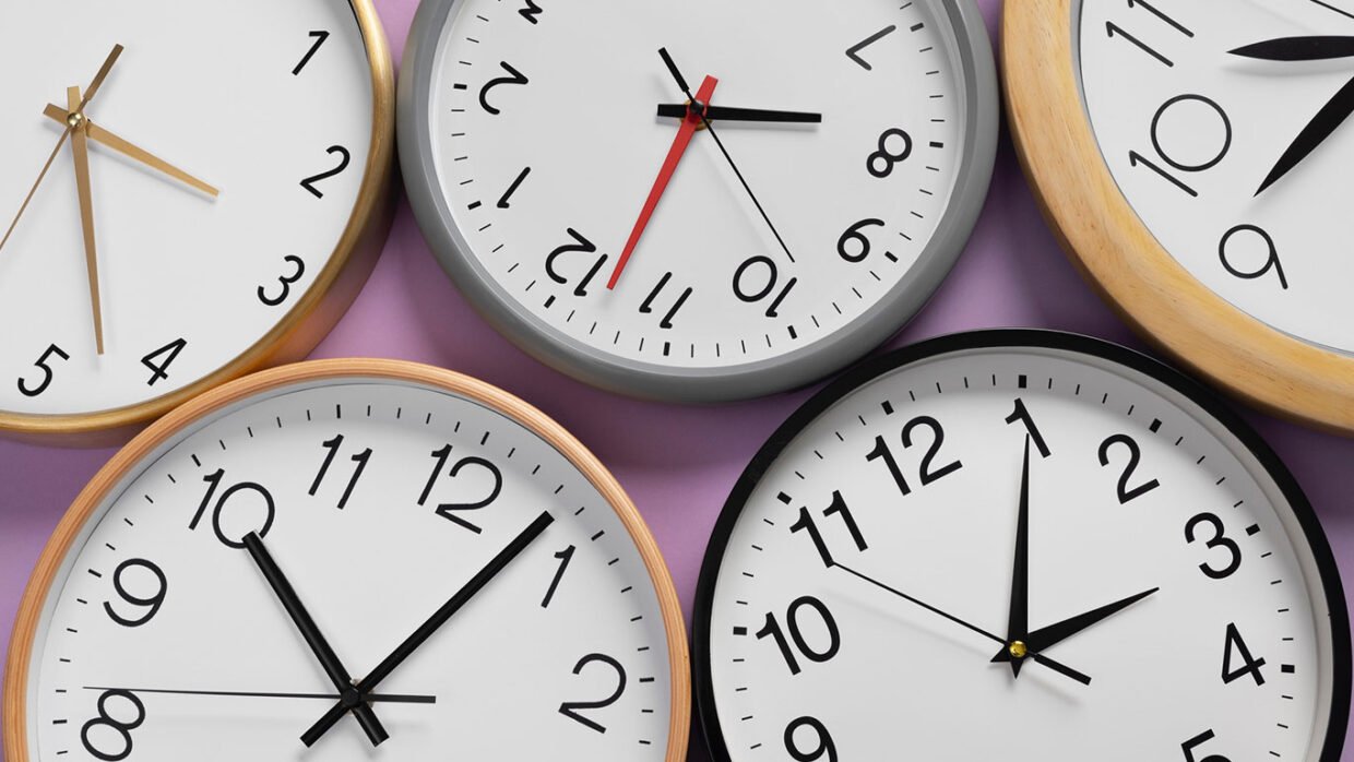Clocks timers header