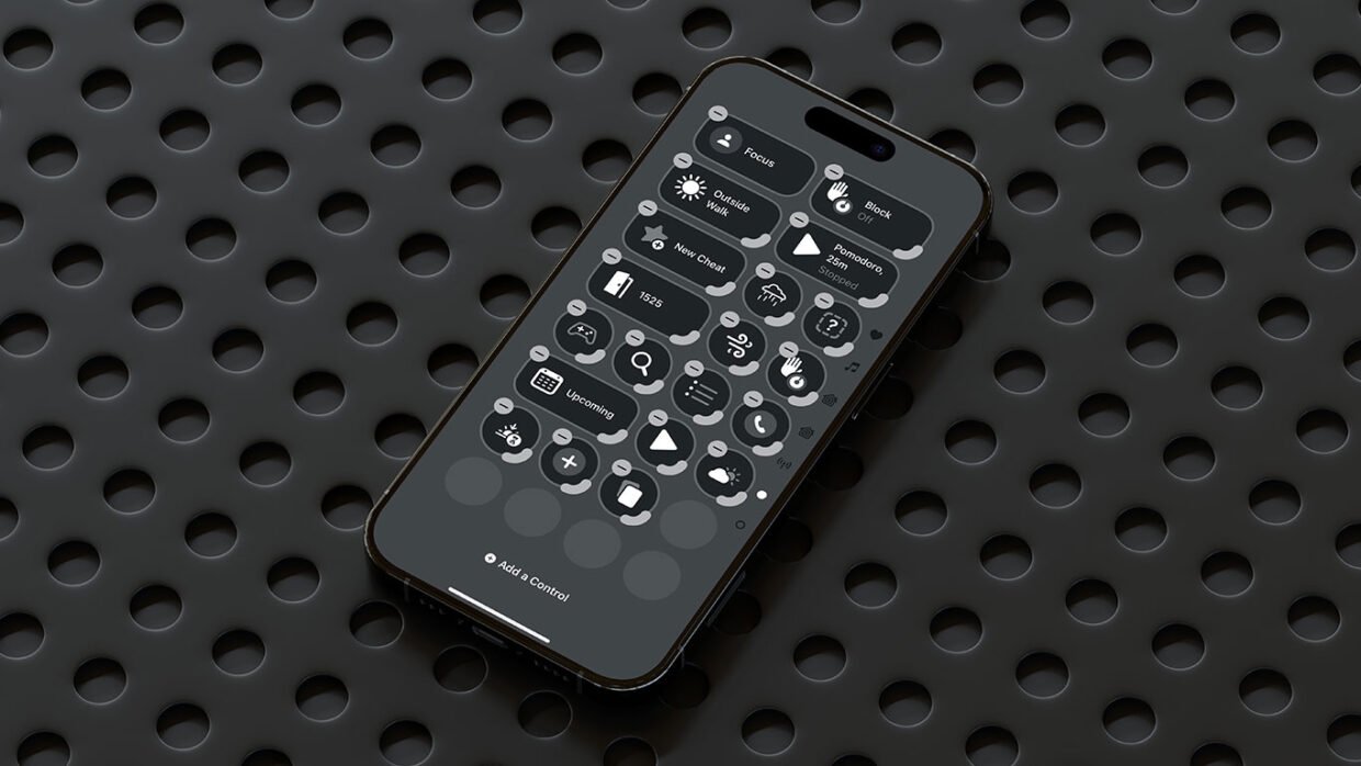 Control center widgets