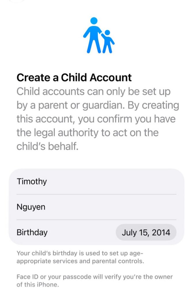 Create child account 669x1024