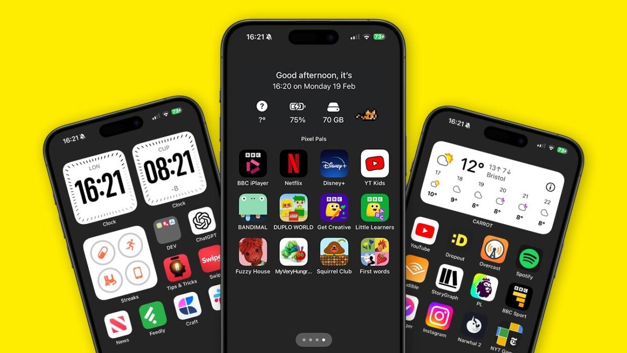 Focusmode homescreens