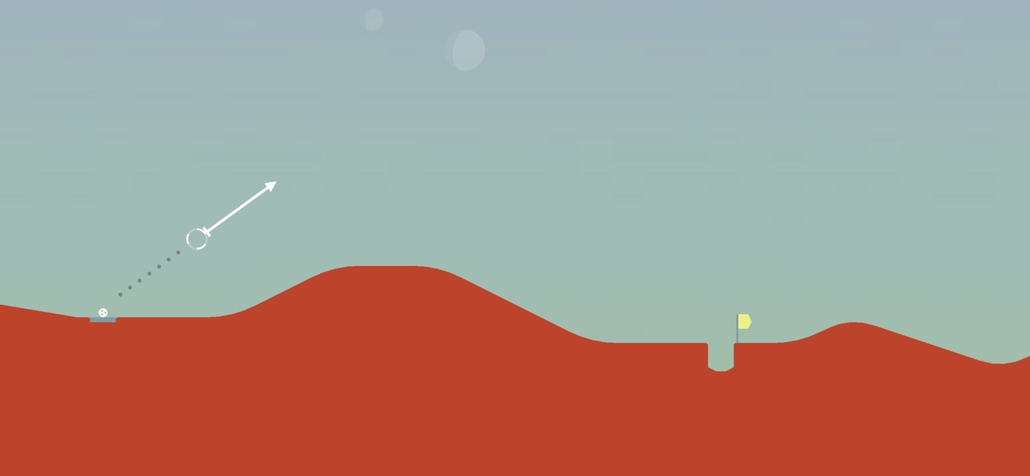 golf on mars