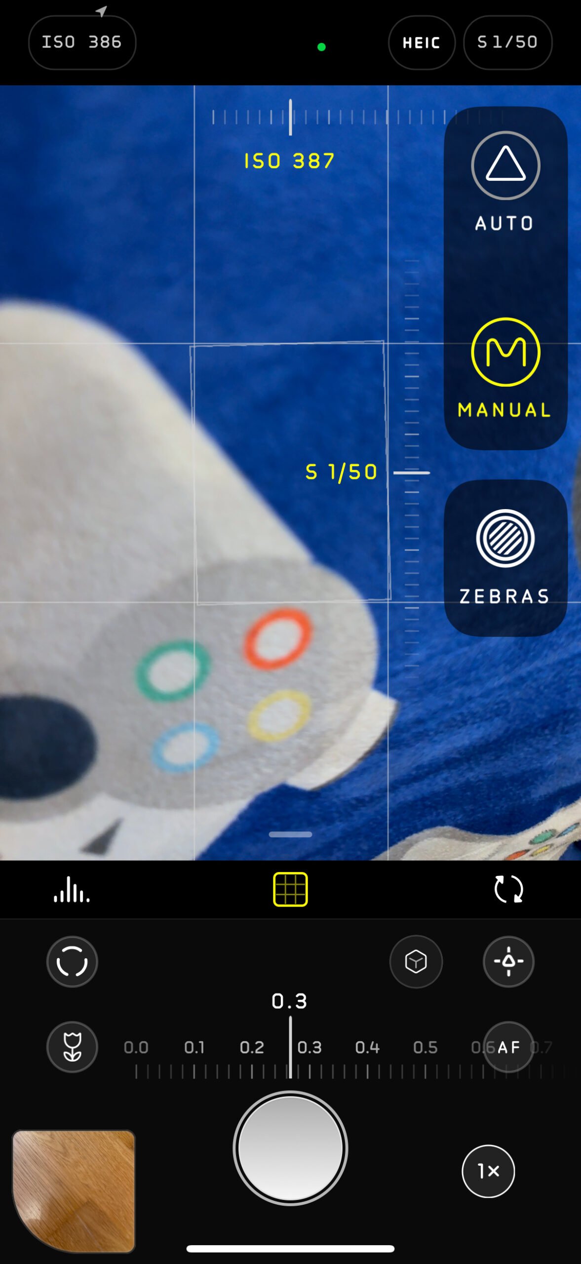 Halide full manual mode