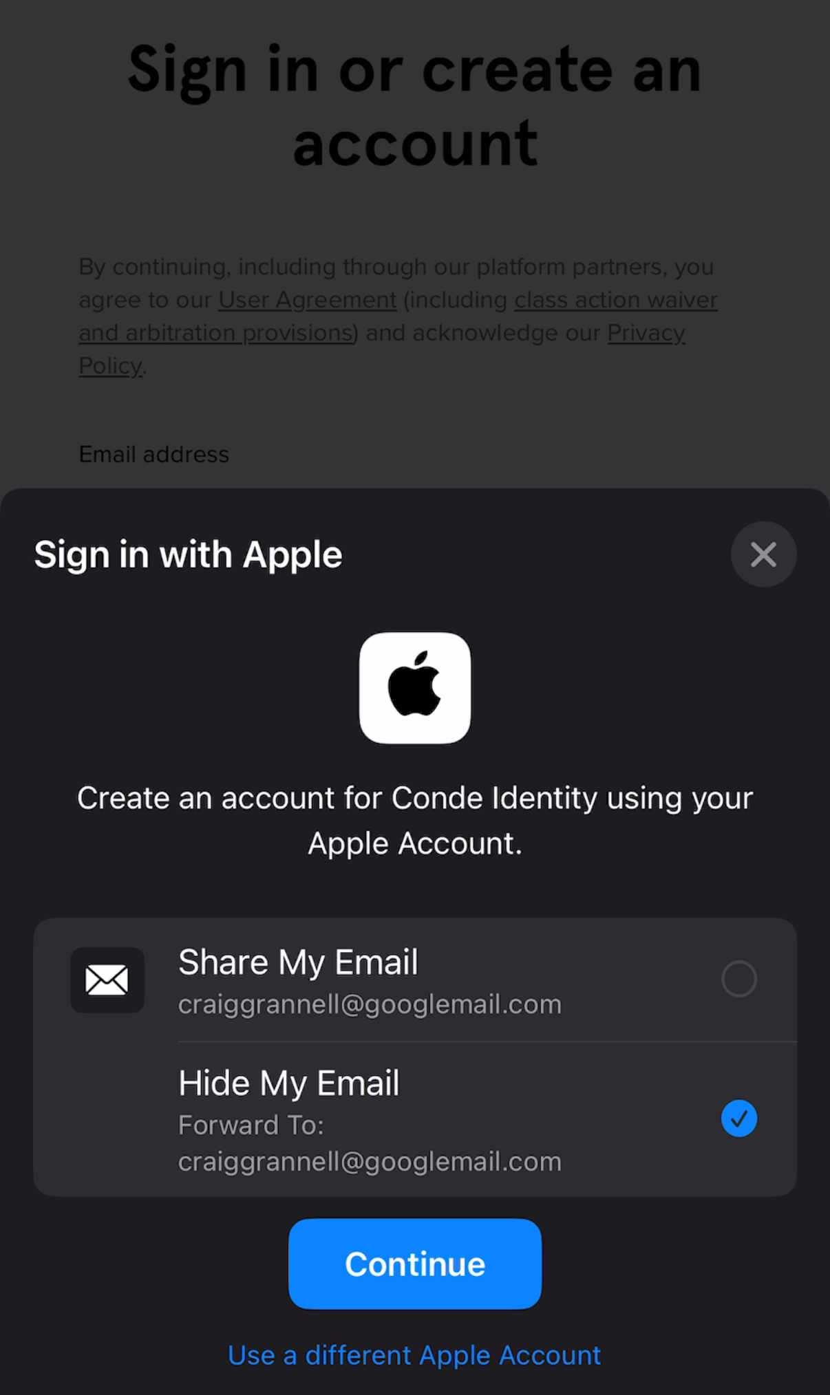 Hide My Email
