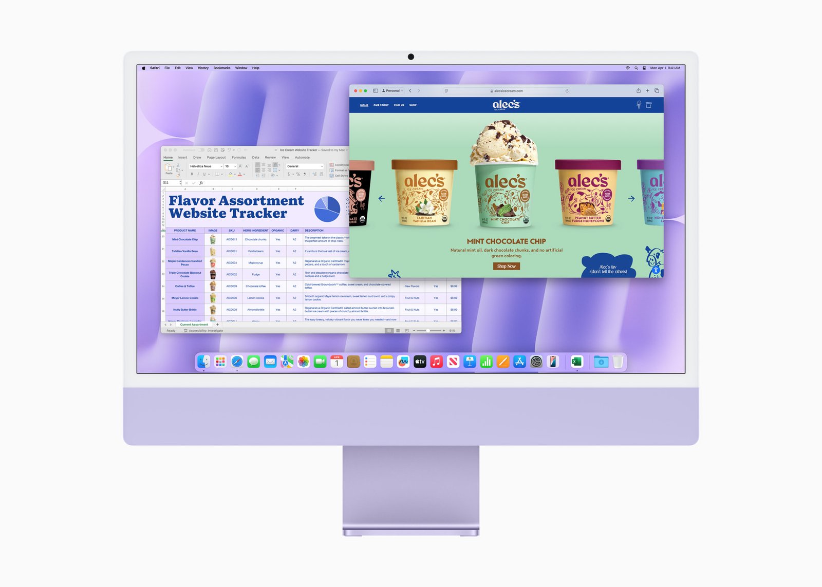 iMac front