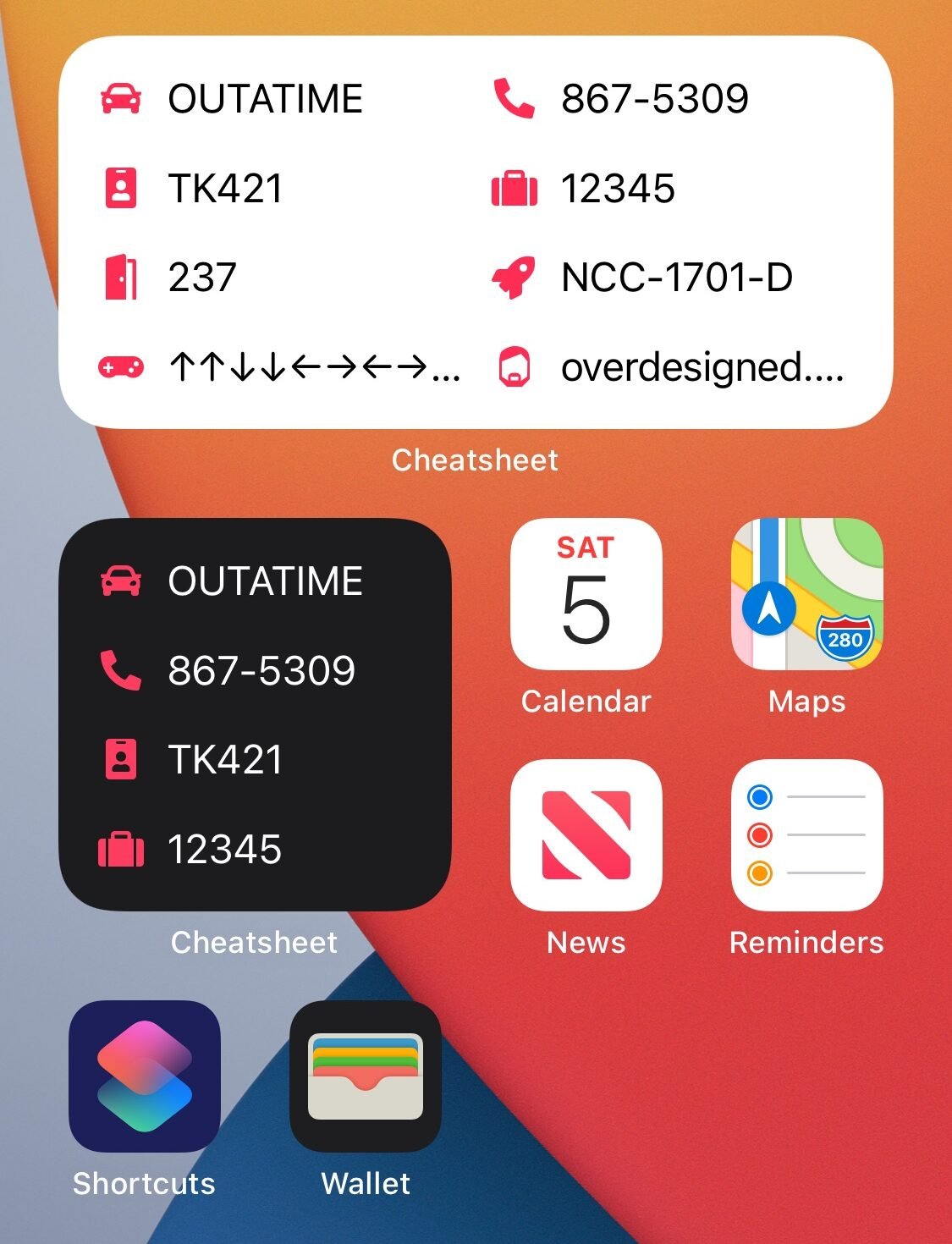 Cheatsheet