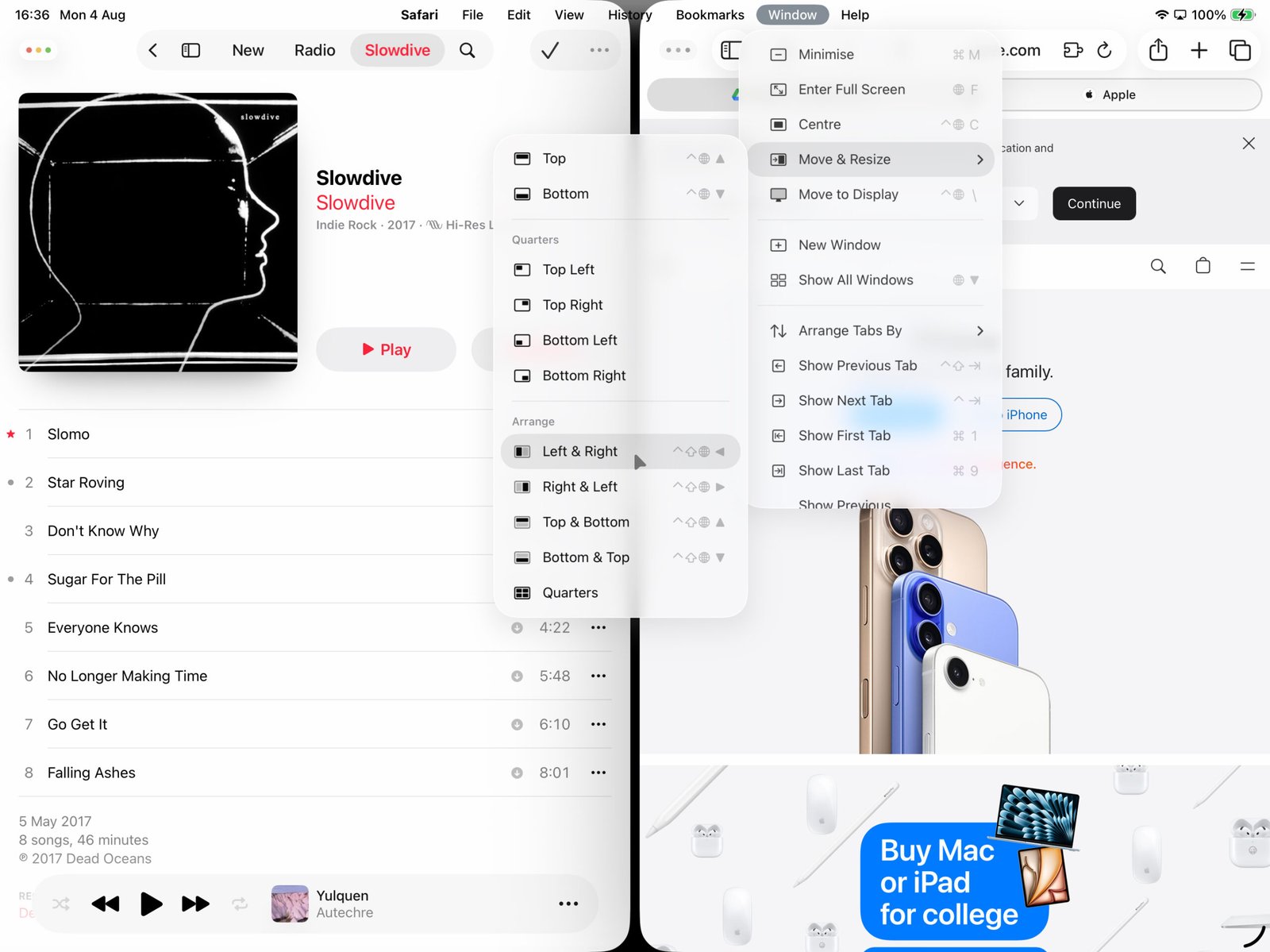 iPadOS 26 windowing