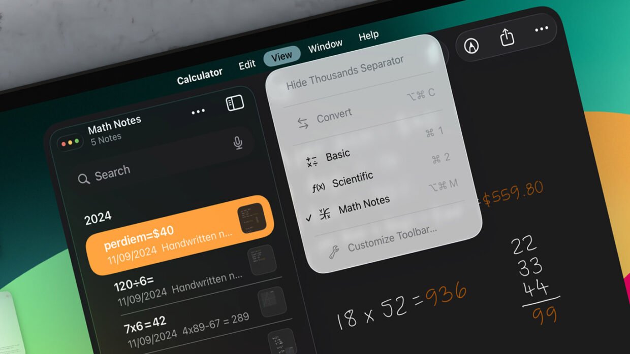 Ipad menu bar hero