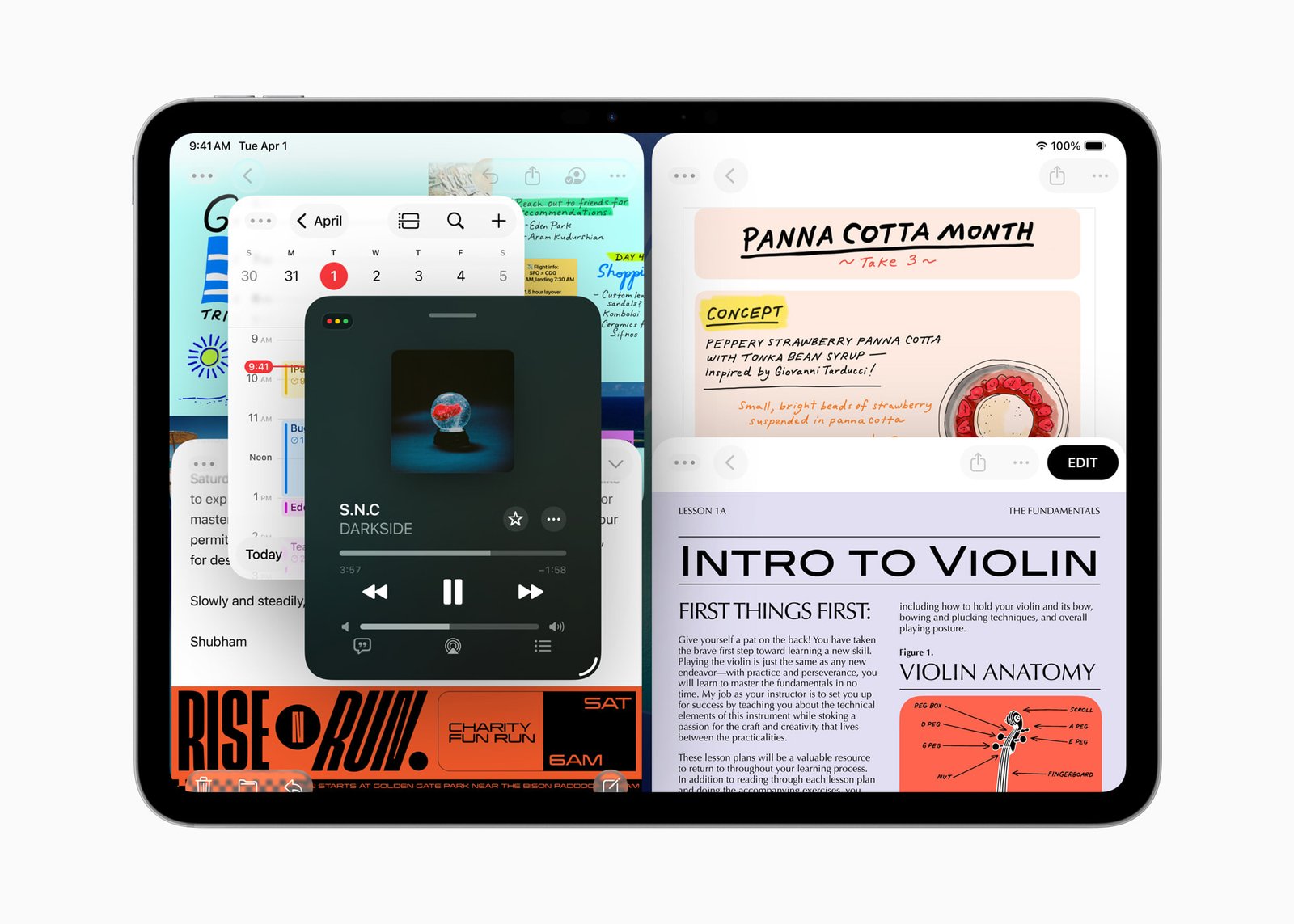 iPad with windows