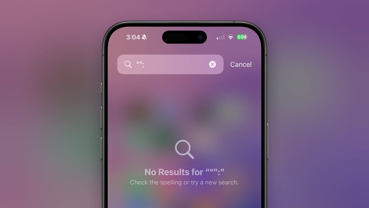 Iphone bug search