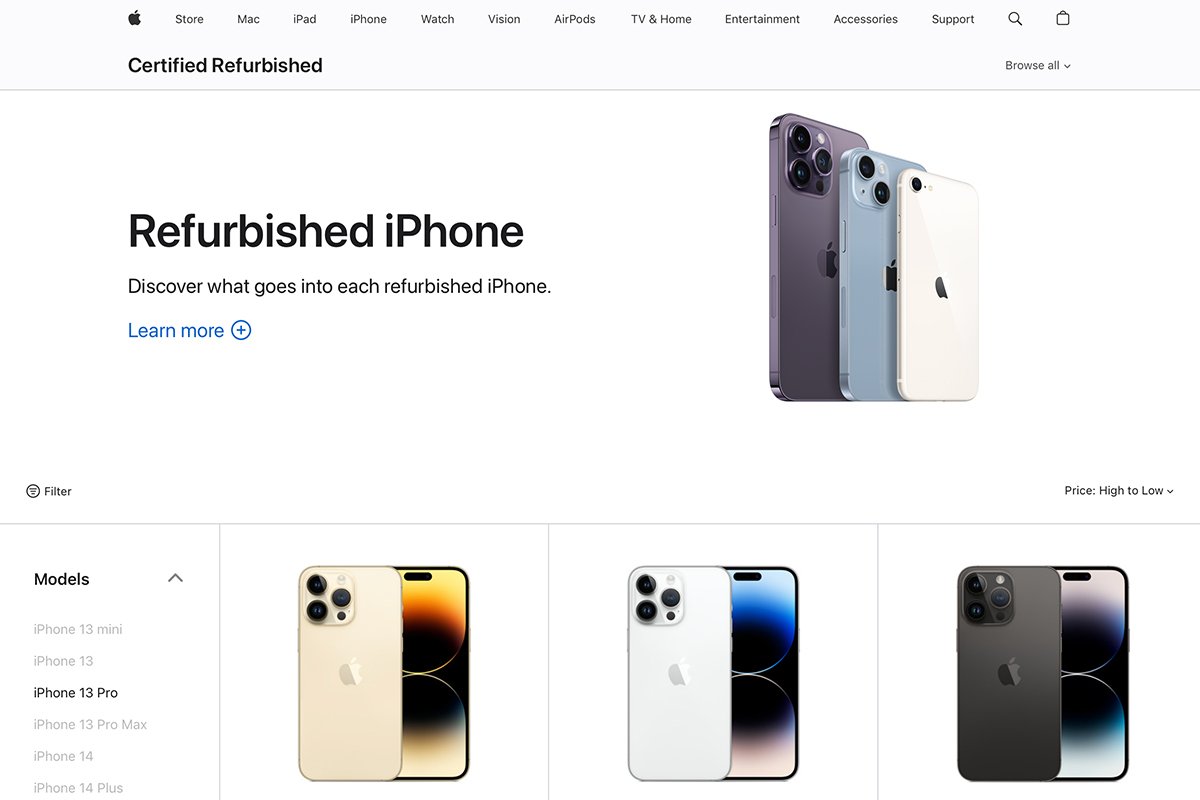 iPhone refurb