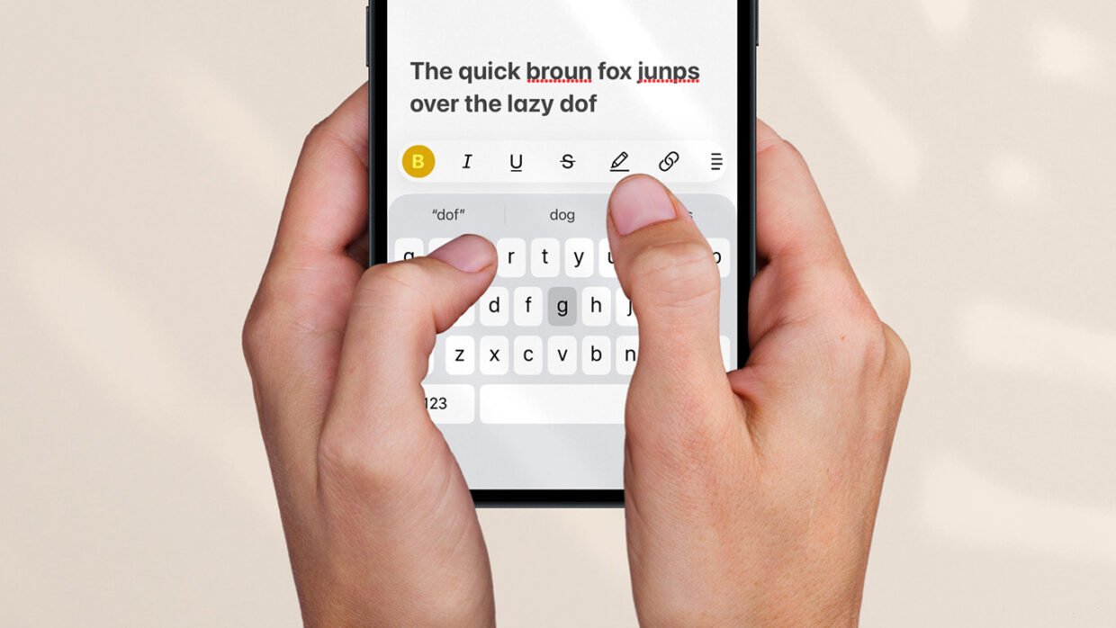 Keyboard typos hero