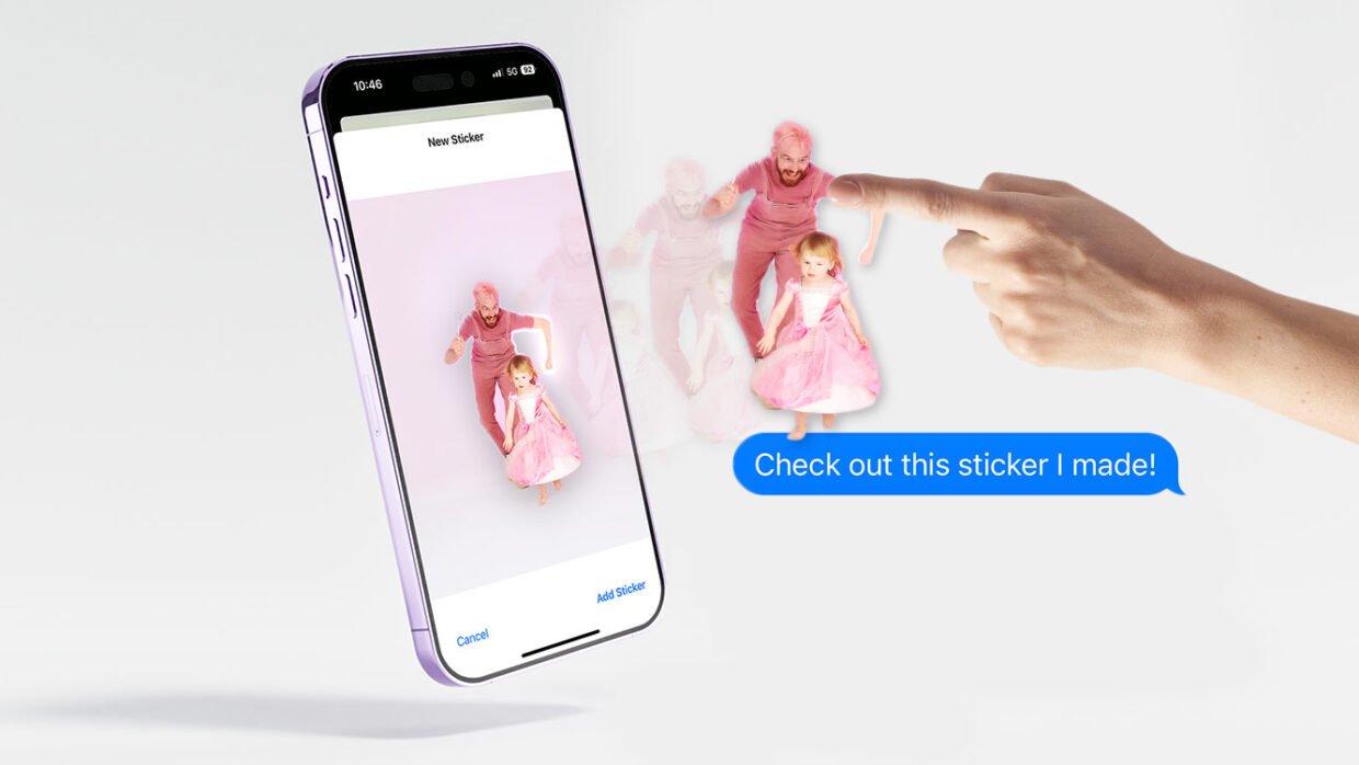 Live stickers header