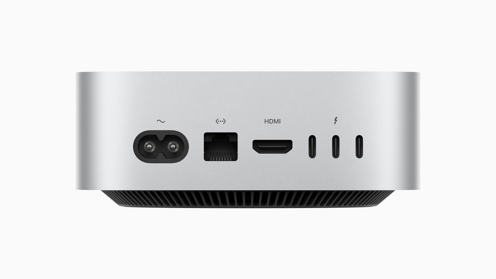 Mac mini: back