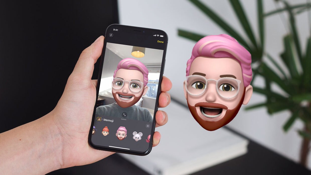Memoji messages header
