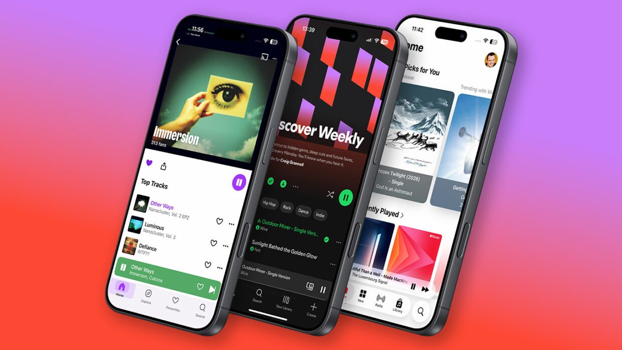 Music streaming hero