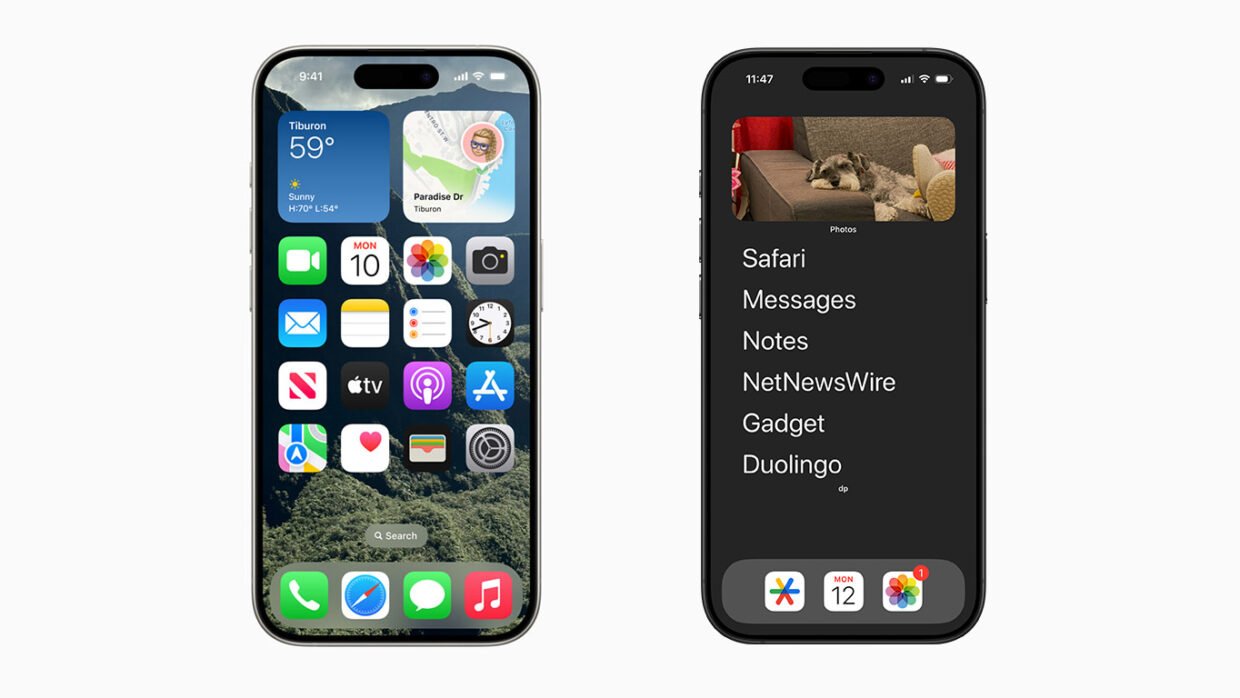 New home screens hero
