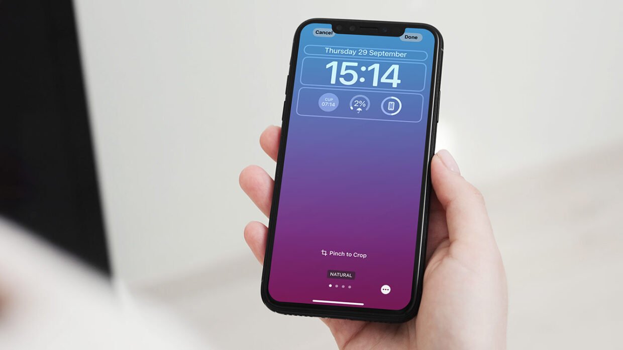 Ombre gradient wallpaper