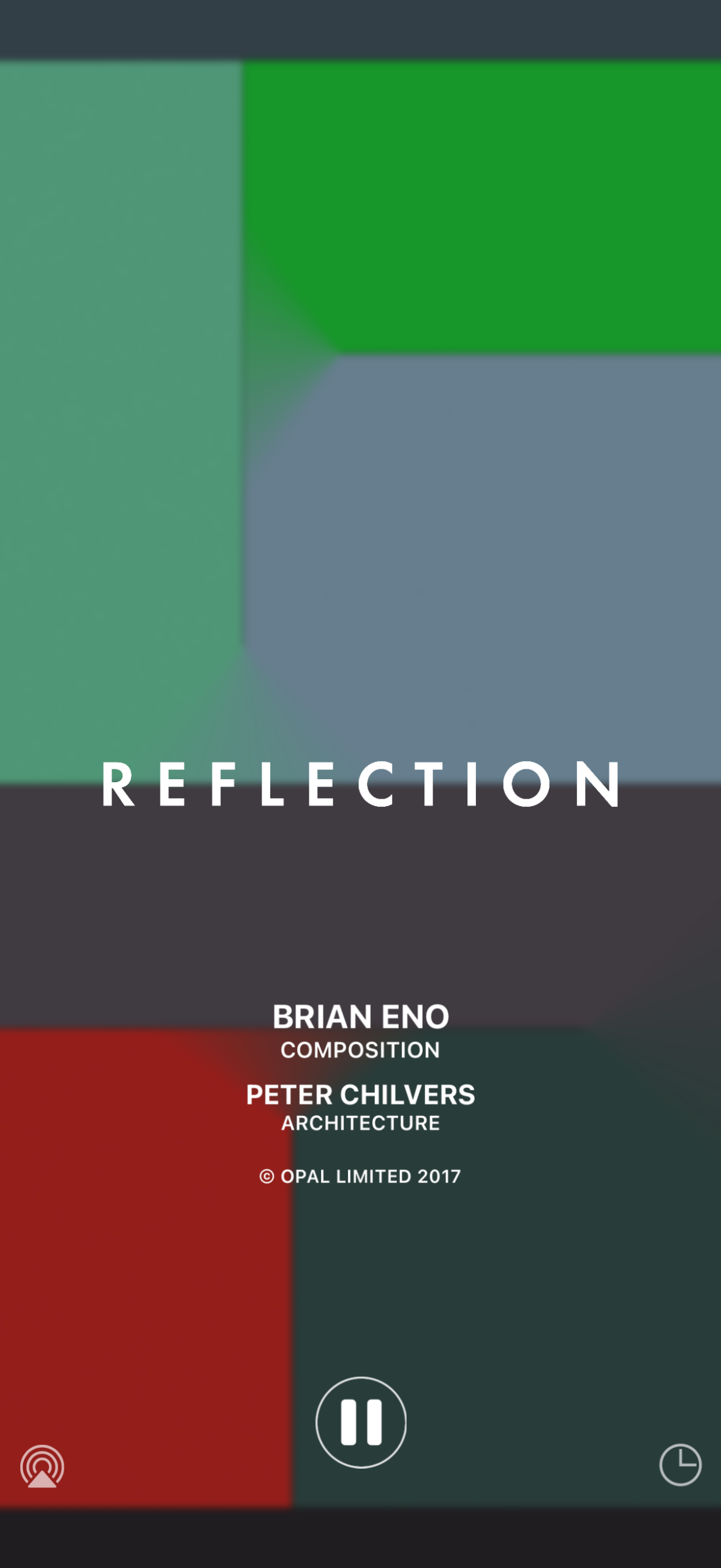 The very simple Reflection UI.