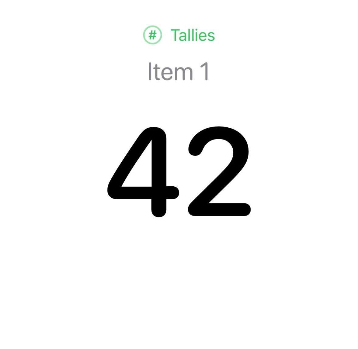 Tally