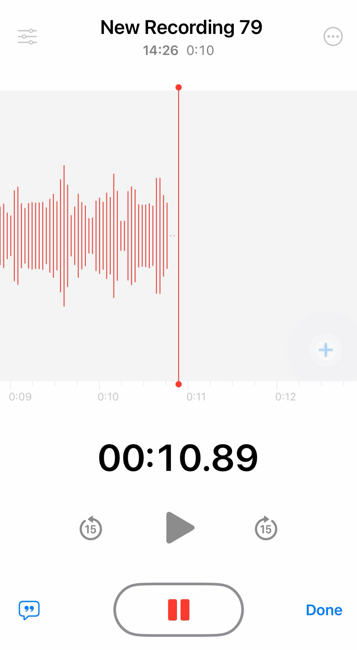 Voice memos