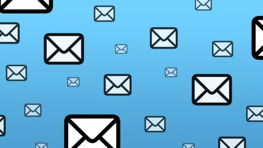 Email letters header