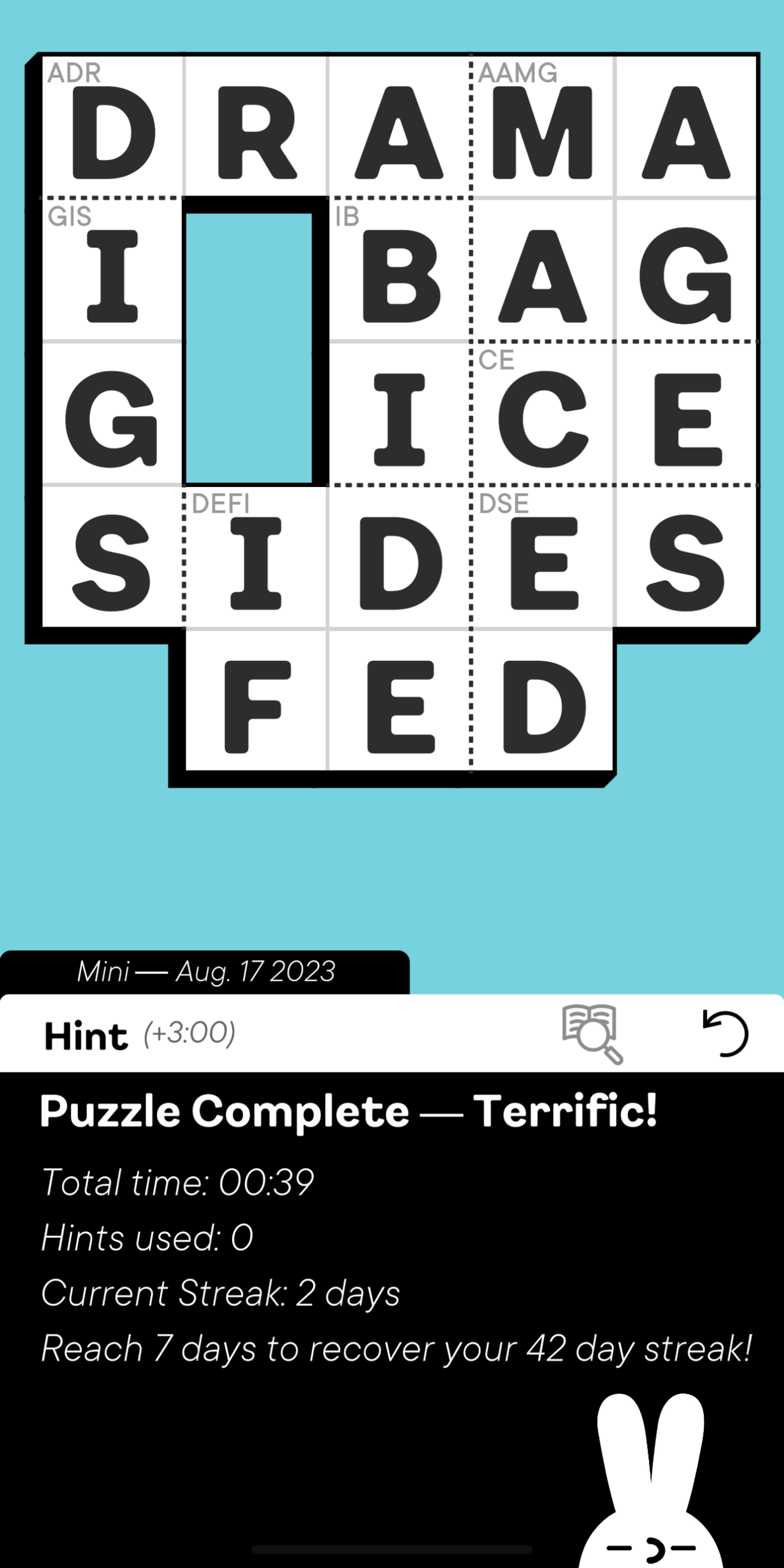 Knotwords app