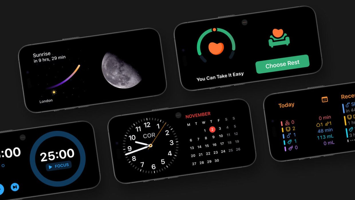 Standby apps header