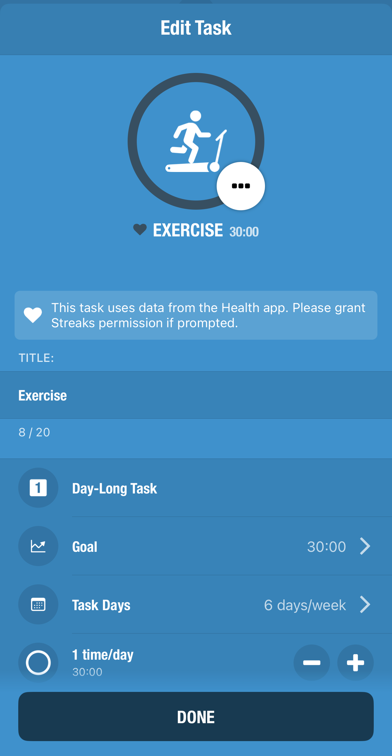 Streaks app